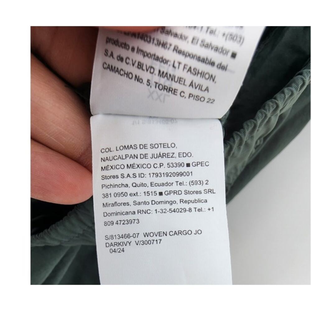 New NWT Old Navy Green‎ Jogger Pants Cargo Size XXL Dark Ivy - Picture 10 of 10